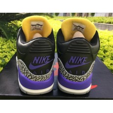 AIR JORDAN 3 RETRO 88 BLACK PURPLE