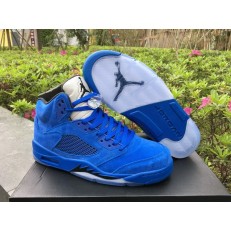 AIR JORDAN 5 RETRO BLUE SUEDE
