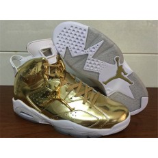 AIR JORDAN 6 RETRO P1NNACLE METALLIC GOLD