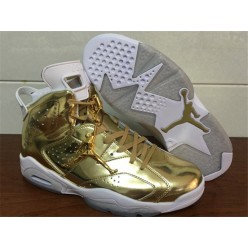 AIR JORDAN 6 RETRO P1NNACLE METALLIC GOLD