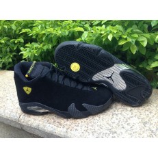 AIR JORDAN 14 RETRO FERRARI BLACK SUEDE