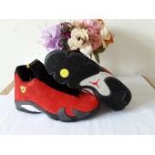 AIR JORDAN 14 RETRO FERRARI RED SUEDE