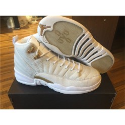AIR JORDAN 12 RETRO (GS) OVO WHITE