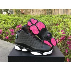 AIR JORDAN 13 RETRO GG (GS) BLACK HYPER PINK