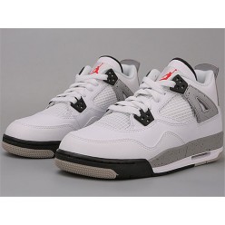 AIR JORDAN 4 RETRO OG BG (GS) WHITE CEMENT