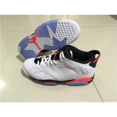 AIR JORDAN 6 RETRO BG (GS) INFRARED 2014 WHITE