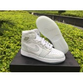 AIR JORDAN 1 RETRO HIGH OG (GS) FROST WHITE