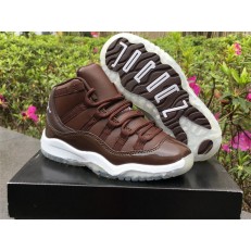 AIR JORDAN 11 RETRO KIDS CHOCOLATE WHITE