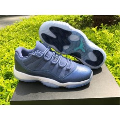 AIR JORDAN 11 RETRO LOW GG (GS) BLUE MOON