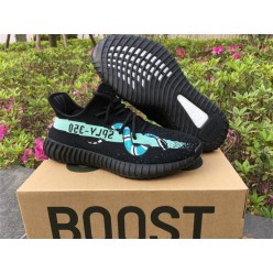 ADIDAS YEEZY BOOST 350 V2 BLACK GREEN SNAKE SAMPLE