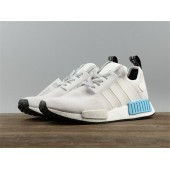 ADIDAS NMD R1 J WHITE BLUE S80207