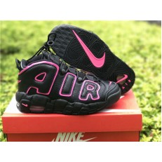 NIKE AIR MORE UPTEMPO GS BLACK PINK