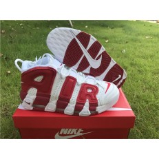 NIKE AIR MORE UPTEMPO WHITE GYM RED