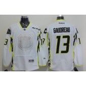 Calgary Flames #13 Johnny Gaudreau White 2015 All Star Stitched NHL Jersey