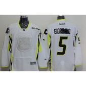 Calgary Flames #5 Mark Giordano White 2015 All Star Stitched NHL Jersey