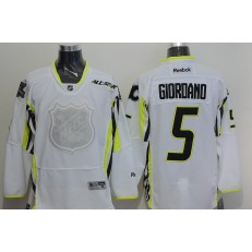 Calgary Flames #5 Mark Giordano White 2015 All Star Stitched NHL Jersey