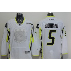 Calgary Flames #5 Mark Giordano White 2015 All Star Stitched NHL Jersey