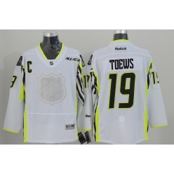 Chicago Blackhawks #19 Jonathan Toews White 2015 All Star Stitched NHL Jersey