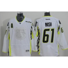 New York Rangers #61 Rick Nash White 2015 All Star Stitched NHL Jersey