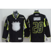 Philadelphia Flyers #28 Claude Giroux Black 2015 All Star Stitched NHL Jersey
