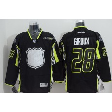 Philadelphia Flyers #28 Claude Giroux Black 2015 All Star Stitched NHL Jersey