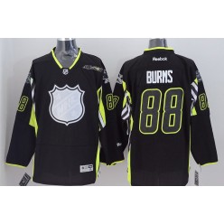 San Jose Sharks #88 Brent Burns Black 2015 All Star Stitched NHL Jersey
