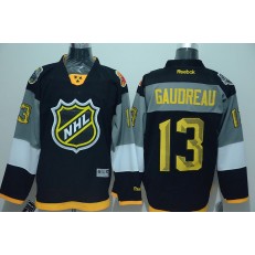 Calgary Flames #13 Johnny Gaudreau Black 2016 All Star NHL Jersey