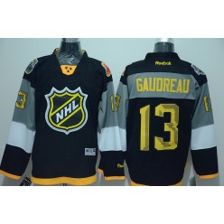 Calgary Flames #13 Johnny Gaudreau Black 2016 All Star NHL Jersey