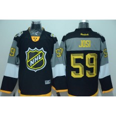 Nashville Predators #59 Roman Josi Black 2016 All Star NHL Jersey