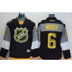 Nashville Predators #6 Shea Weber Black 2016 NHL All Star Jersey