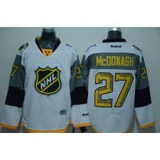 New York Rangers #27 Ryan Mcdonagh White 2016 All Star NHL Jersey