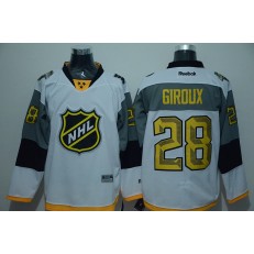 Philadelphia Flyers #28 Claude Giroux White 2016 All Star NHL Jersey