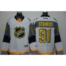 Tampa Bay Lightning #91 Steven Stamkos White 2016 All Star NHL Jersey
