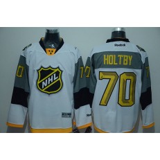 Washington Capitals #70 Braden Holtby White 2016 All Star Premier NHL Jersey