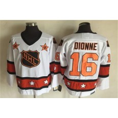 1980 All Star #16 Marcel Dionne White CCM Throwback Stitched NHL Jersey