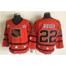 1980 All Star #22 Mike Bossy Orange CCM Throwback Stitched NHL Jersey