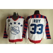 1992 All Star #33 Patrick Roy White CCM Throwback 75TH Stitched NHL Jersey