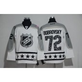 Columbus Blue Jackets #72 Sergei Bobrovsky White Metropolitan Division 2017 All Star NHL Jersey