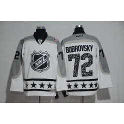 Columbus Blue Jackets #72 Sergei Bobrovsky White Metropolitan Division 2017 All Star NHL Jersey