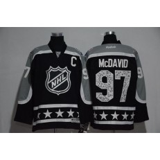 Edmonton Oilers #97 Connor McDavid Black Pacific Division 2017 All Star NHL Jersey