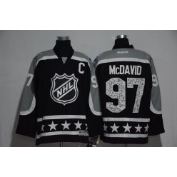 Edmonton Oilers #97 Connor McDavid Black Pacific Division 2017 All Star NHL Jersey