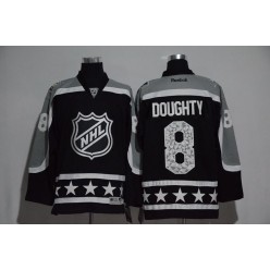 Los Angeles Kings #8 Drew Doughty Black Pacific Division 2017 All Star NHL Jersey