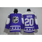 Minnesota Wild #20 Ryan Suter Purple Central Division 2017 All Star NHL Jersey