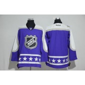 NHL 2017 All Star Central Division Blank Purple Men Jersey