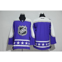 NHL 2017 All Star Central Division Blank Purple Men Jersey