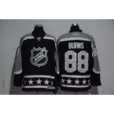 San Jose Sharks #88 Brent Burns Black Pacific Division 2017 All Star NHL Jersey