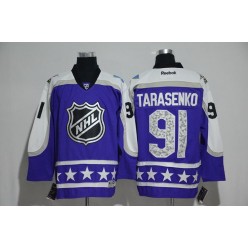 St.Louis Blues #91 Vladimir Tarasenko Purple Central Division 2017 All Star NHL Jersey