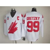Olympic 1991 CA. #99 White CCM Throwback Stitched NHL Jersey