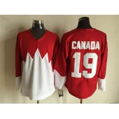 Team Canada #19 Red White 1972 Commemorative CCM Stitched NHL Jersey