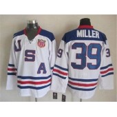 Team USA #39 White 2010 Olympic 1960 Throwback Stitched NHL Jersey